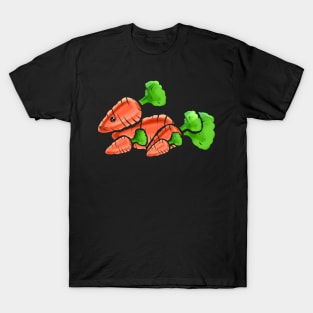 A Easter Bunny formed out of Single Carrots. Easter T-Shirt